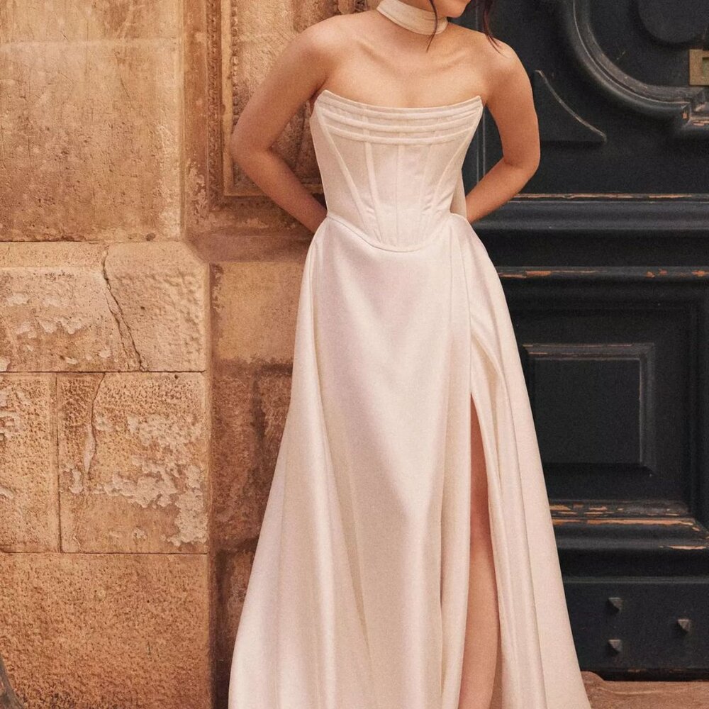 Watters Allie Wedding Gown Size 8 NEW Corset